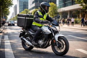 obtenez une assurance moto adaptée aux besoins des livreurs professionnels. protégez votre activité avec des garanties spécifiques et un service dédié.